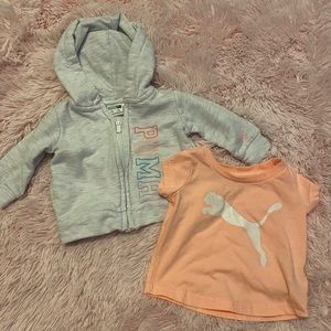 Baby girl Puma set